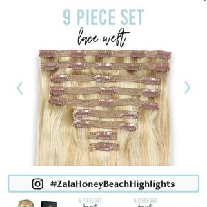 Zara Hair extensions 9 piece